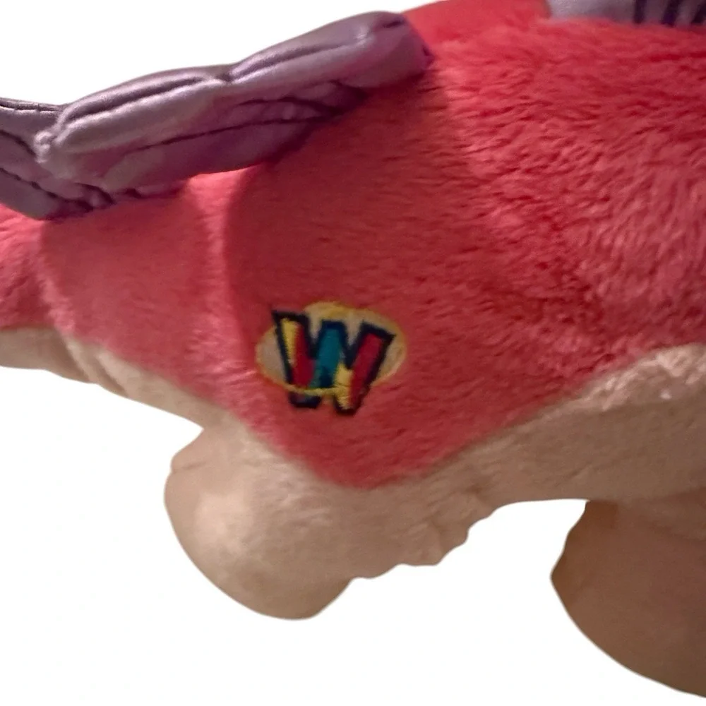 Webkinz Bubblegumasaurus Plush Ganz Pink Dinosaur Stuffed Animal No Code